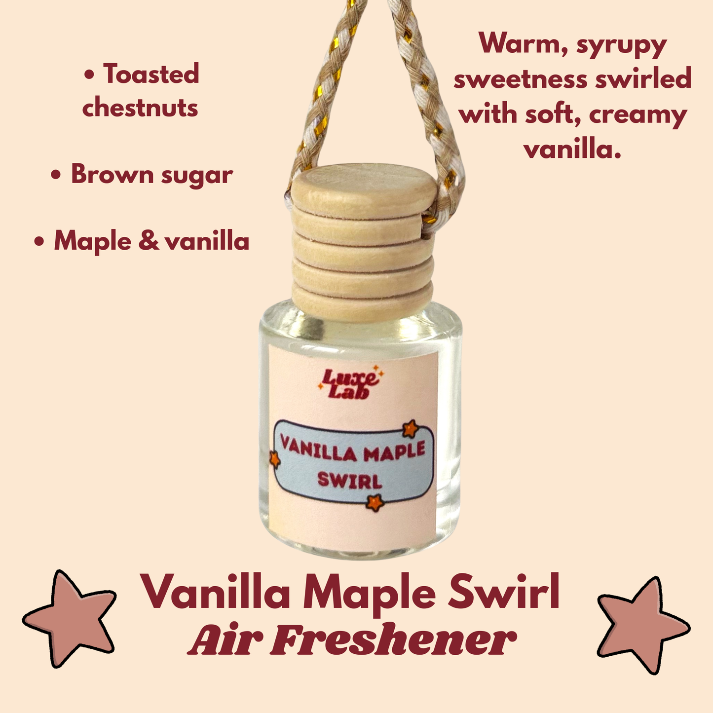 Vanilla Maple Swirl Air Freshener