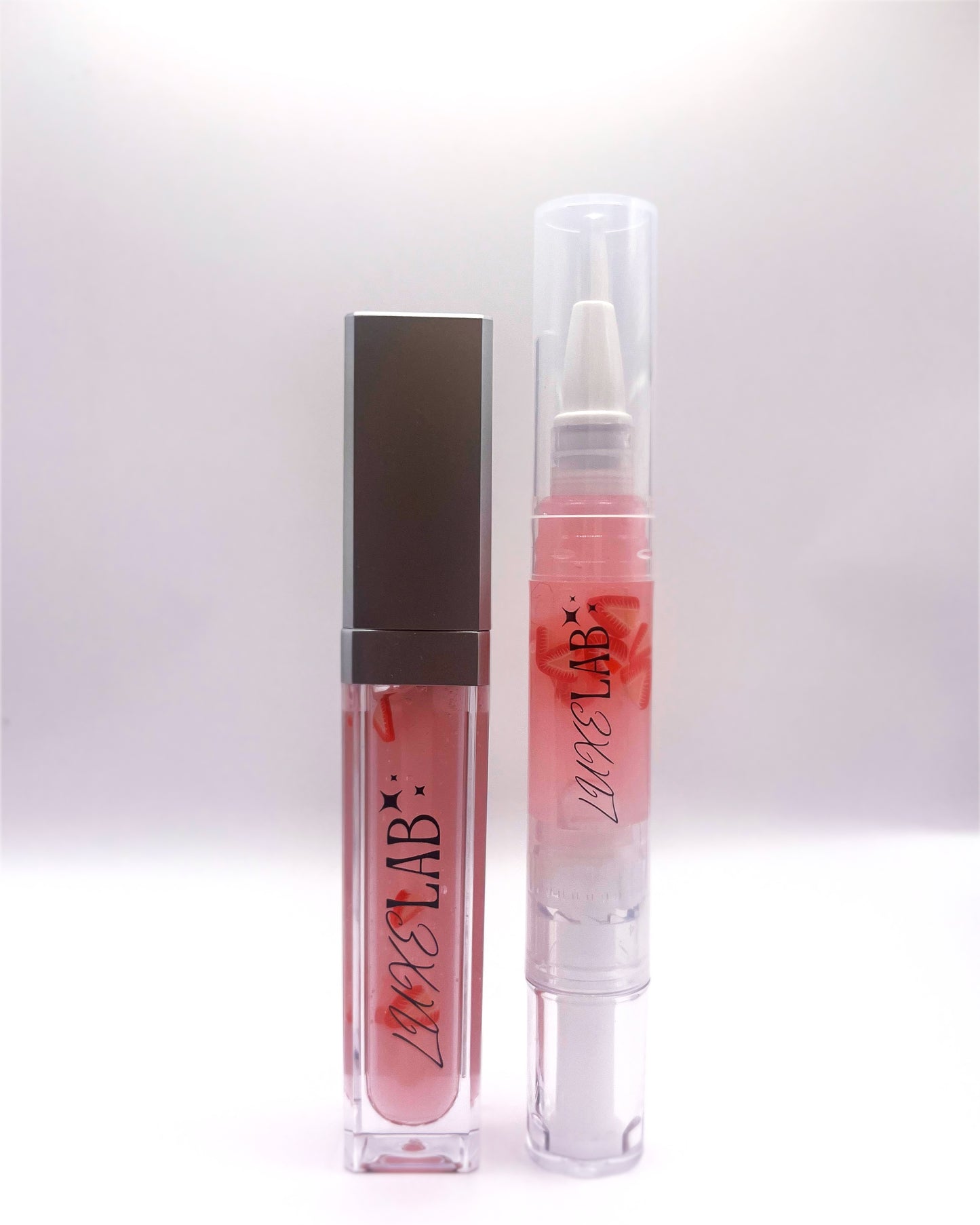 Strawberry Milk Light Up Mirror Lip Oil Duo