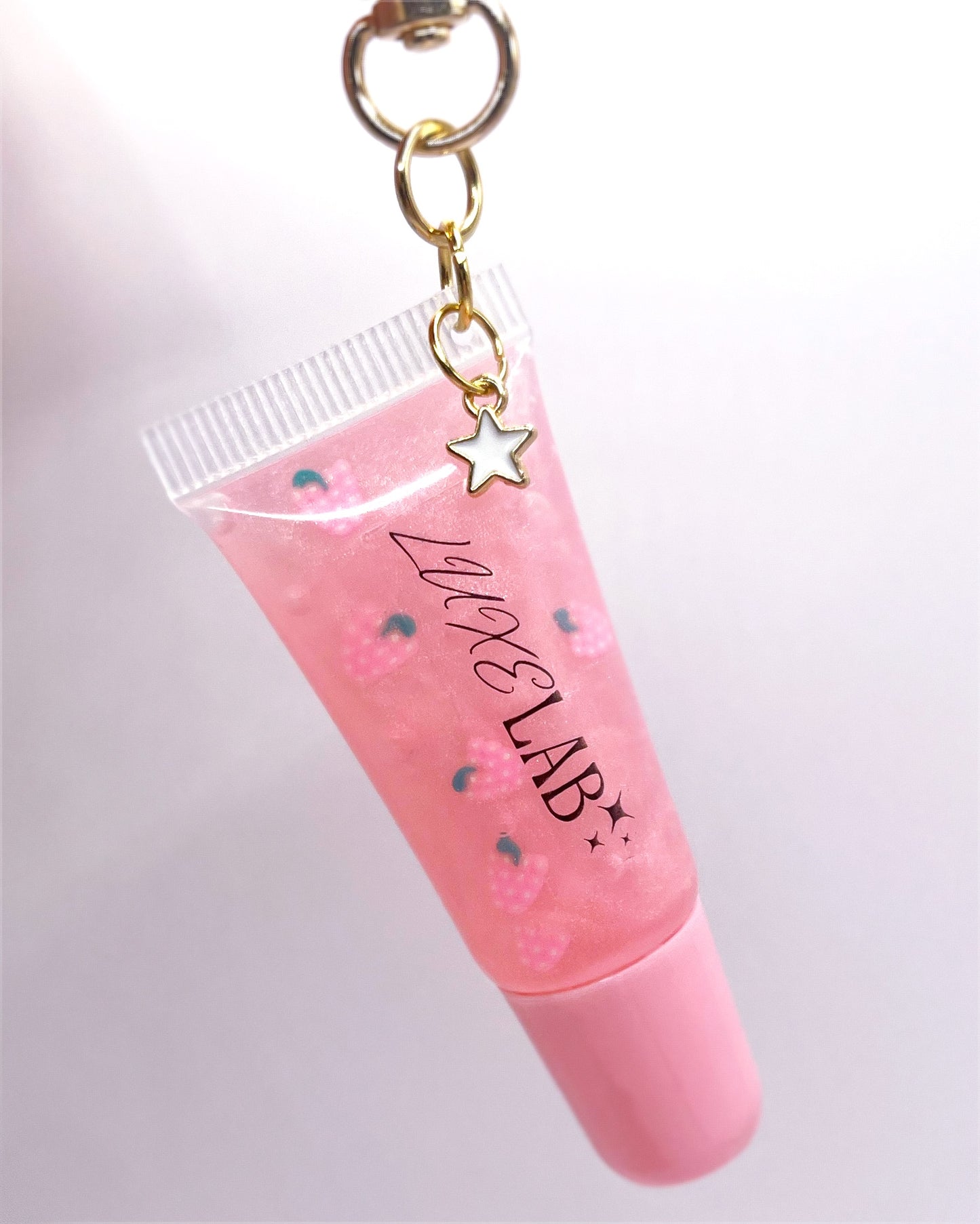 Raspberry Shimmer Keychain Gloss